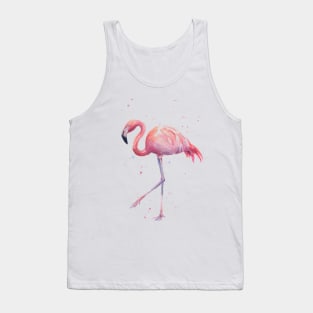 Flamingo Watercolor Tank Top